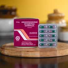 Load image into Gallery viewer, Arya Vaidya Sala Kottakkal Annabhedisinduram Capsule