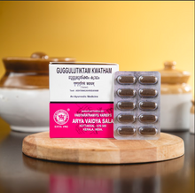 Load image into Gallery viewer, Arya Vaidya Sala Kottakkal Guggulutiktam Kwatham (Tablet)
