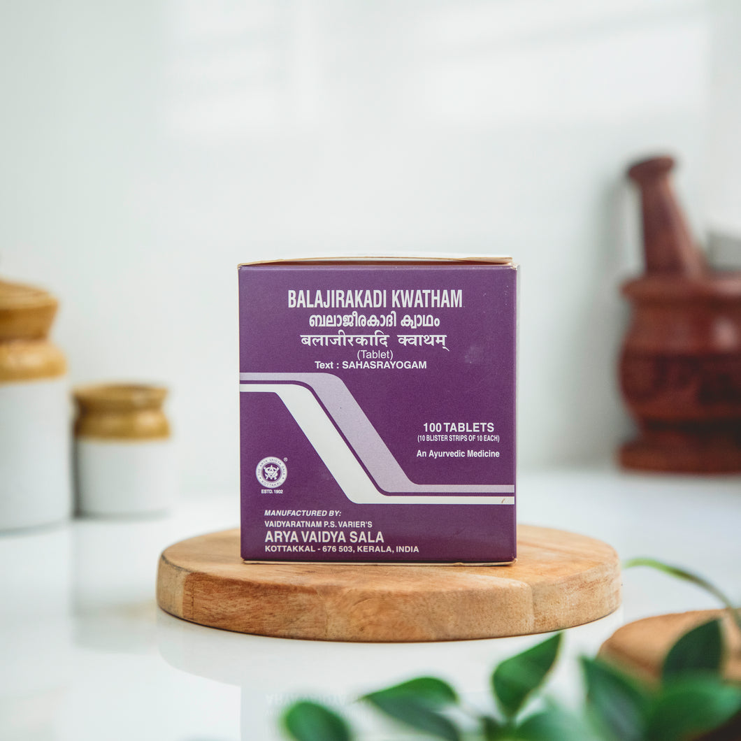 Arya Vaidya Sala Kottakkal Balajirakadi kwatham -Tablet