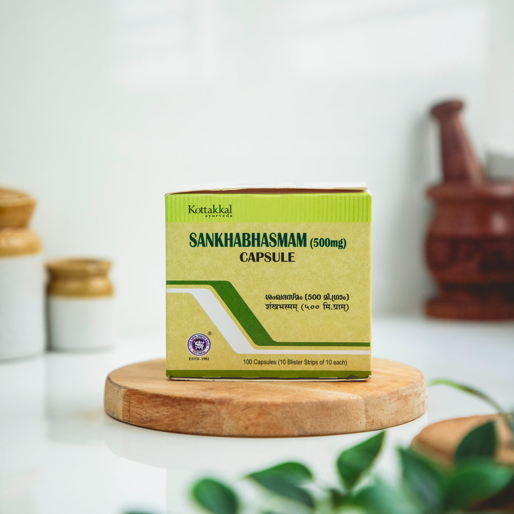 Arya Vaidya Sala Kottakkal Sankha Bhasmam Capsule