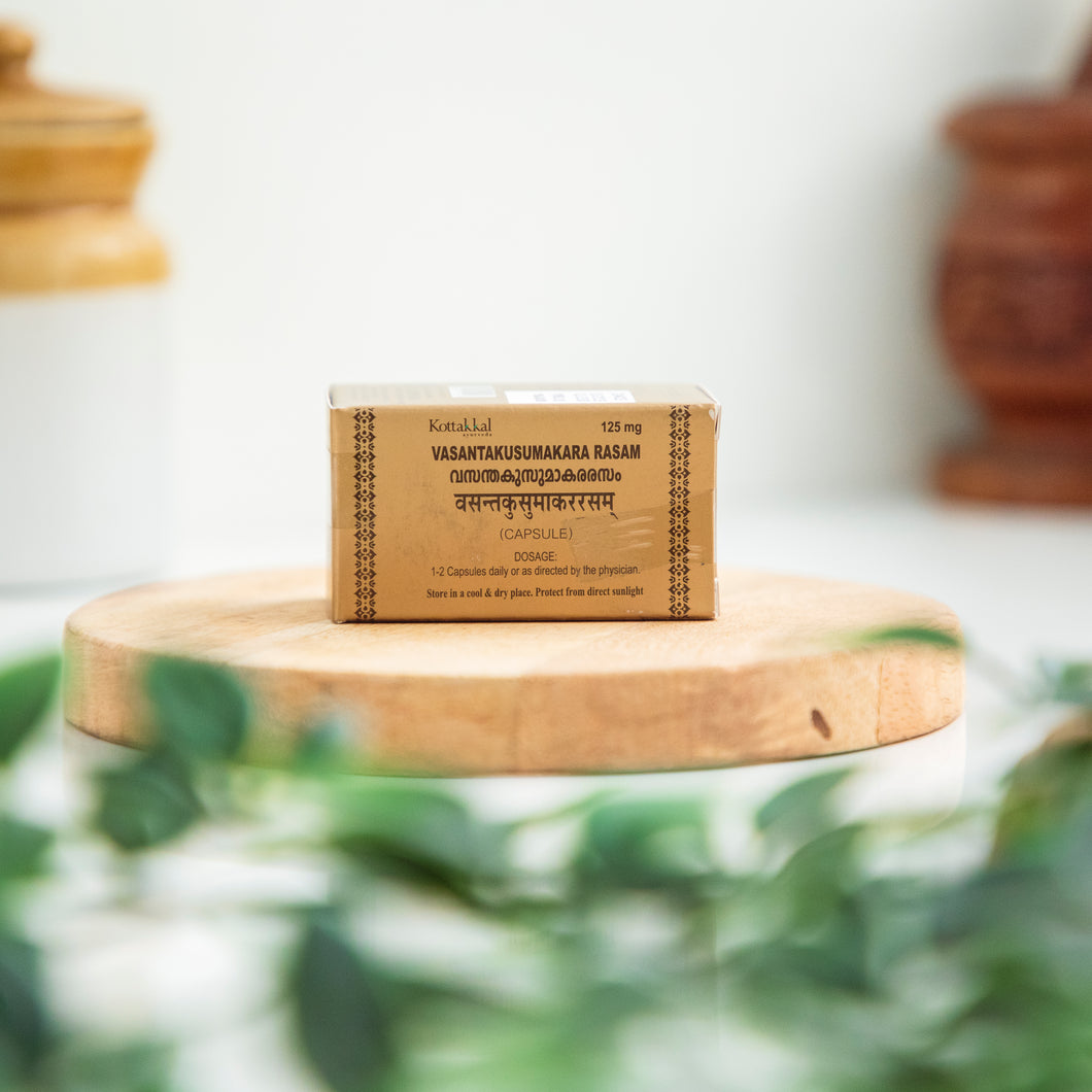 Arya Vaidya Sala Kottakkal Vasantakusumakararasam 125 mg Capsule