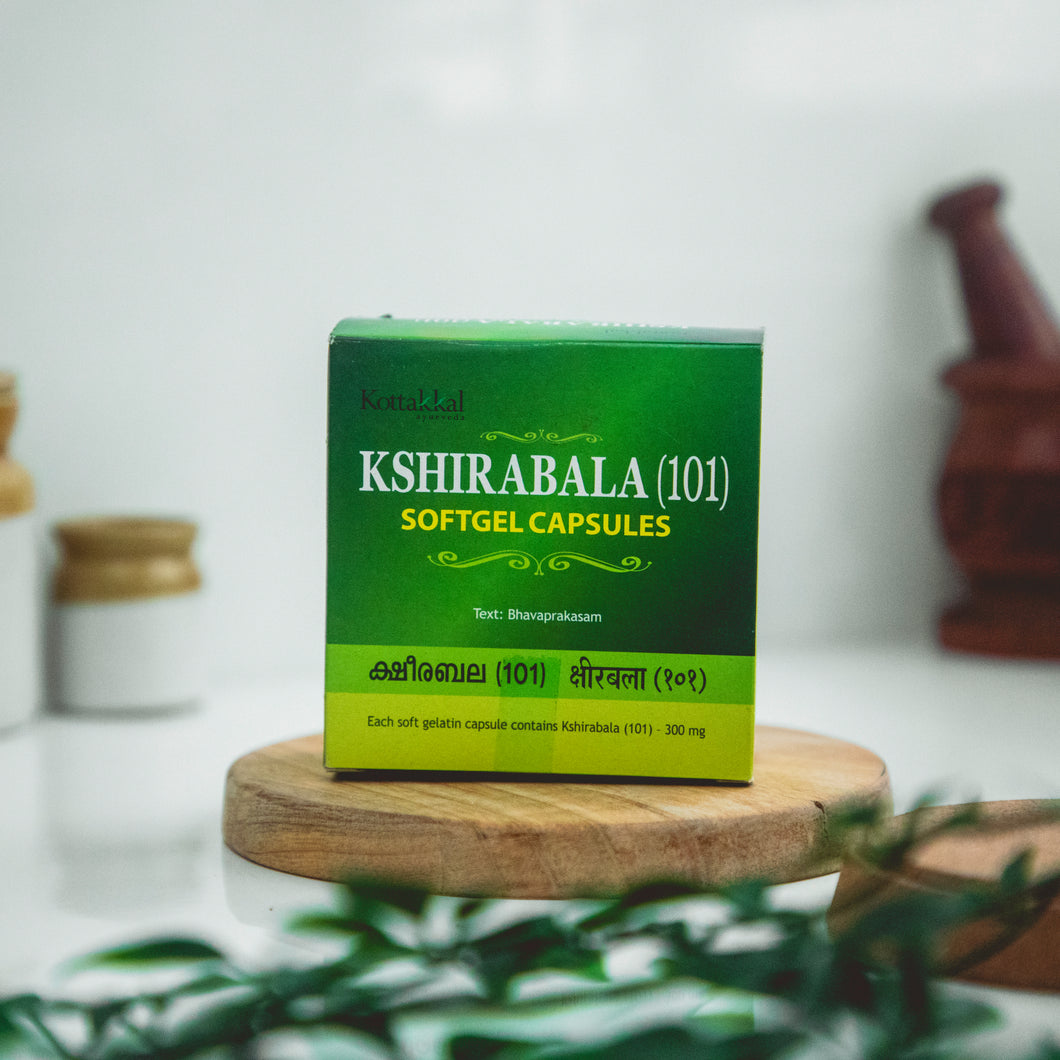 Arya Vaidya Sala Kottakkal Kshirabala 101 soft gel caps