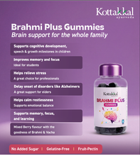 Load image into Gallery viewer, Kottakkal Brahmi Plus Gummies  30 Gummies in a jar
