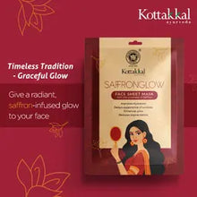 Load image into Gallery viewer, Arya Vaidya Sala Kottakkal Saffronglow-Face Sheet Mask 1 sheet
