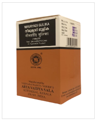 Arya Vaidya Sala Kottakkal Niruryadi Gulika